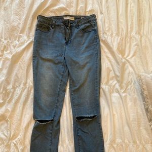 BullHead high rise skinny jeans